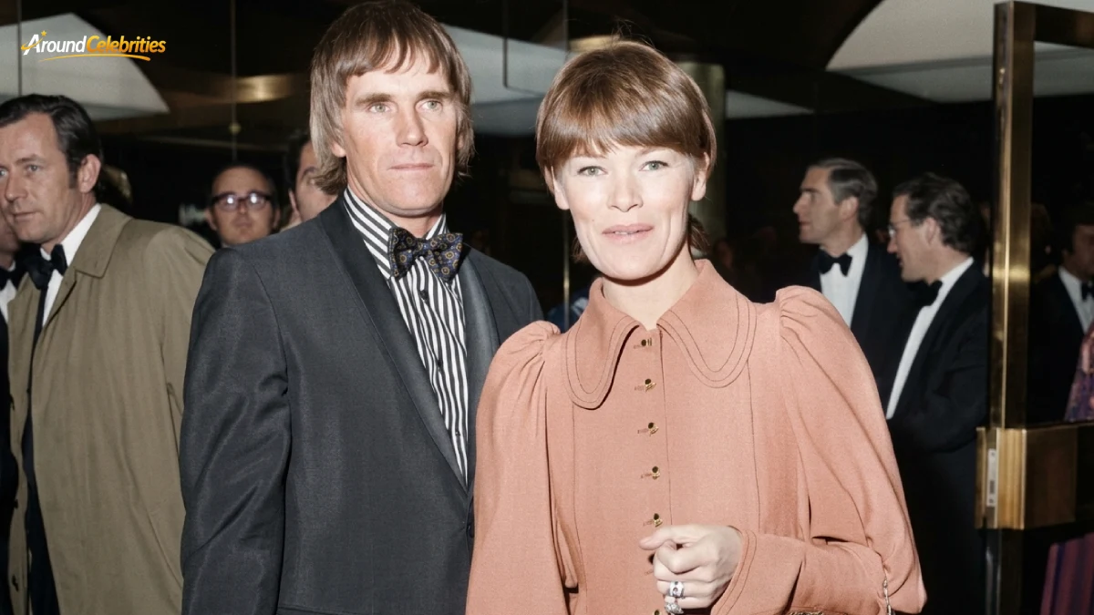 Actress Glenda Jackson with husband Roy Hodges